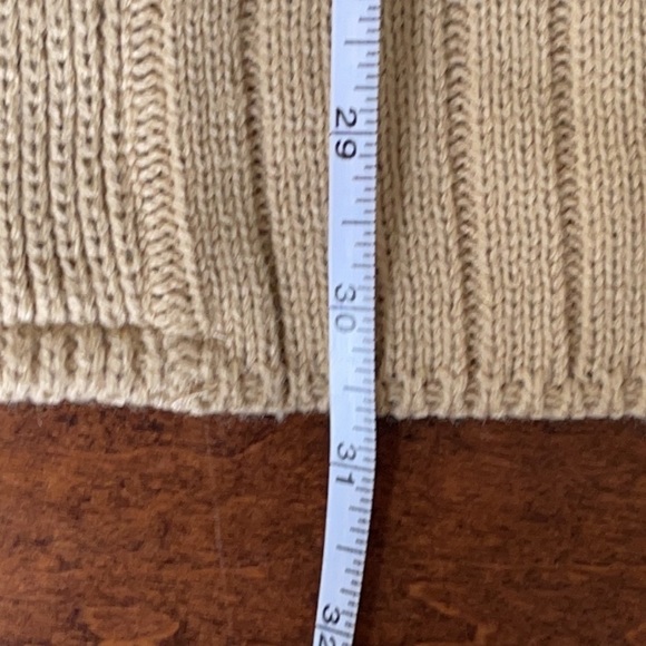 SOLD// MISSGUIDED Tan Belted Long Cardigan - Picture 8 of 11